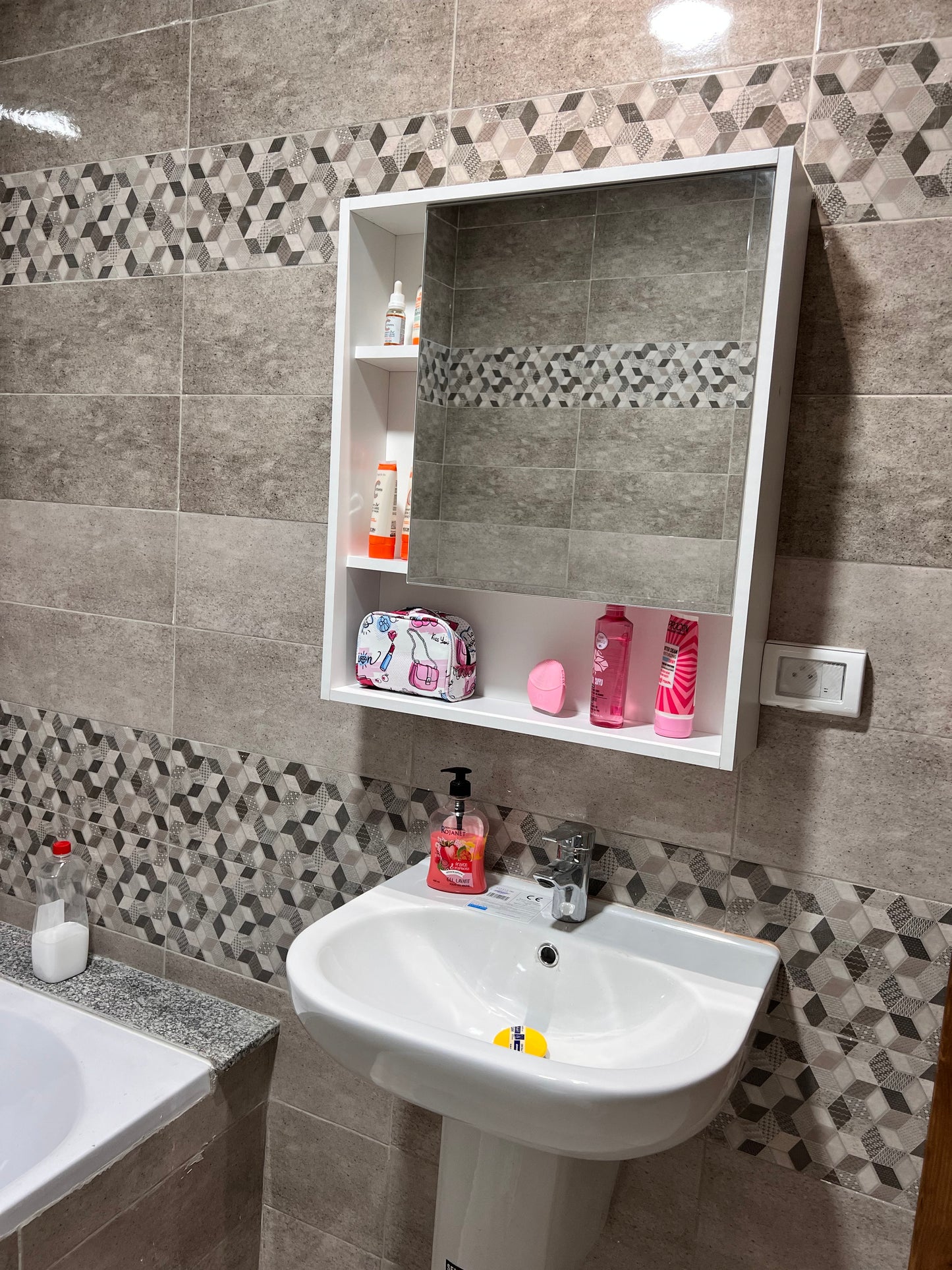 Élément salle de bain 1 porte Blanc