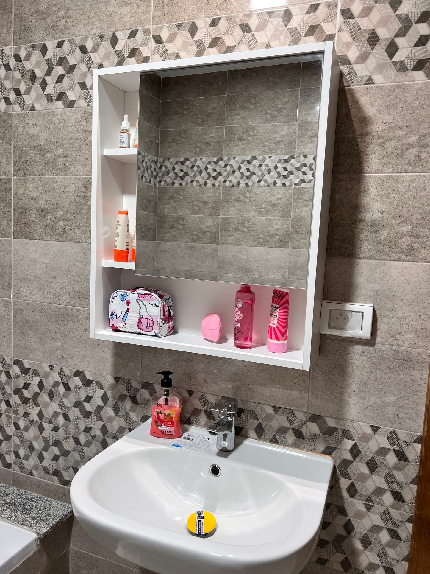 Élément salle de bain 1 porte Blanc