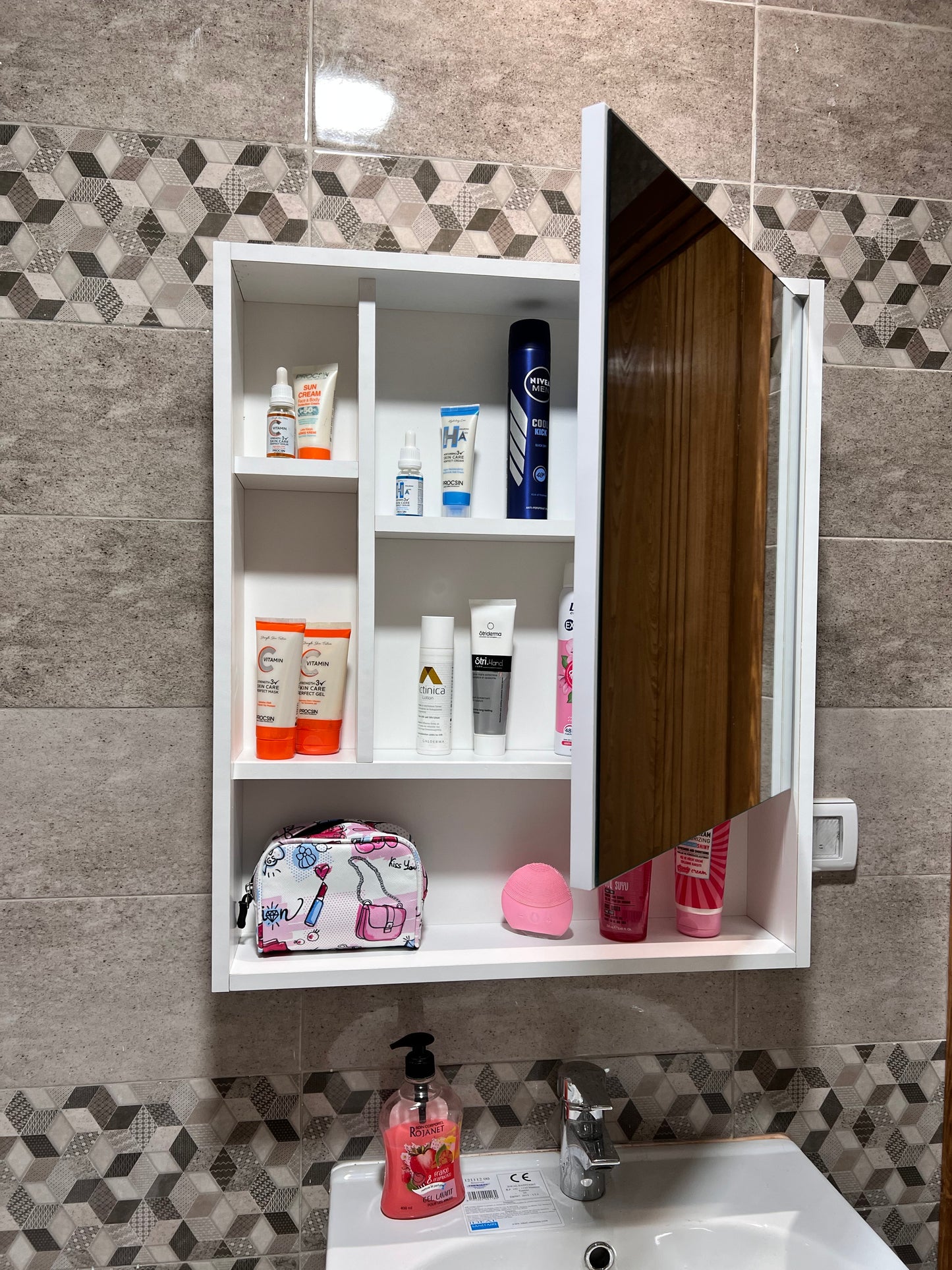 Élément salle de bain 1 porte Blanc