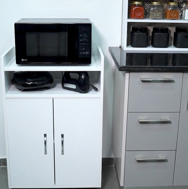 Rangement de cuisine avec roues