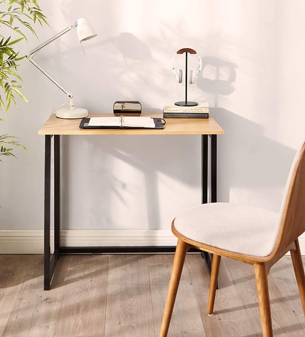 Bureau métallique pliable