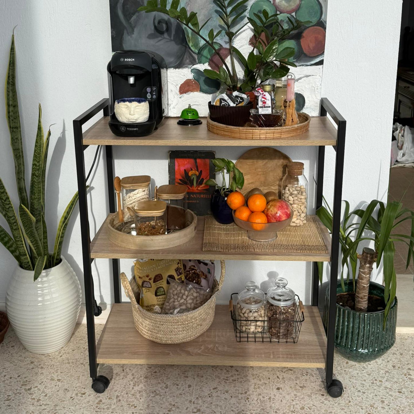 Étagère de cuisine 3 étages