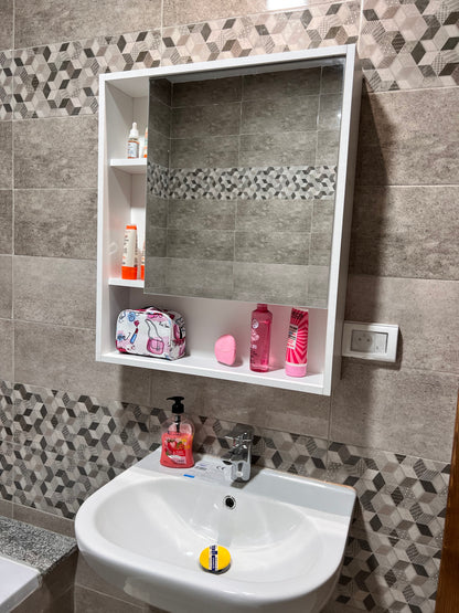 Élément salle de bain 1 porte Blanc