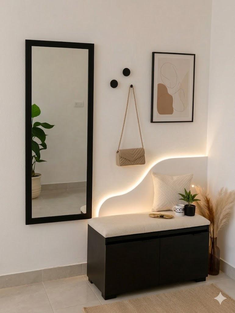 pack Porte-chaussures et Miroir