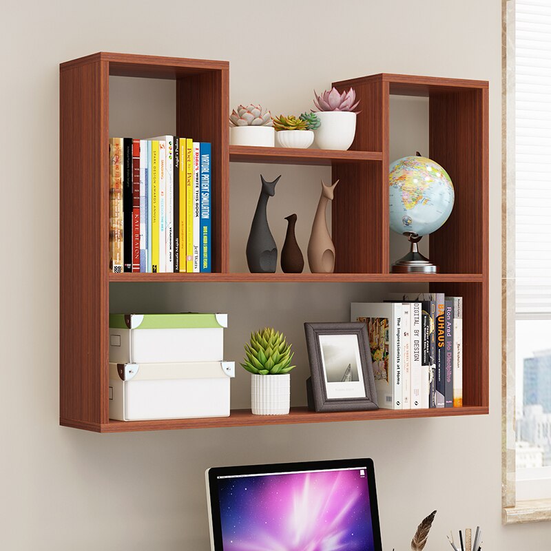 Étagère murale en U en situation – rangement salon moderne